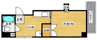 山市ビル【5階】の間取り
