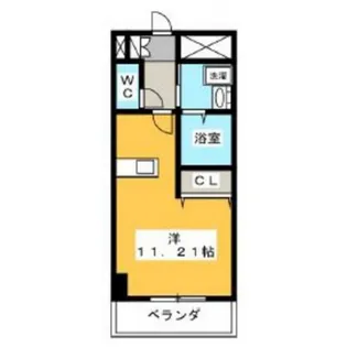 KAFUUCOURT矢賀【9階】の間取り