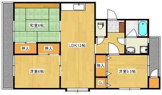 KBM井口台【1階】の間取り