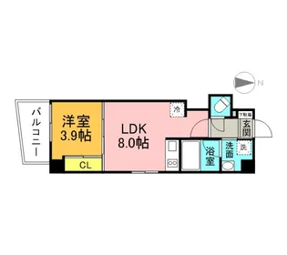 ELETTA吉島【5階】の間取り