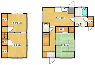 広島県広島市西区己斐上3丁目【一戸建】の間取り