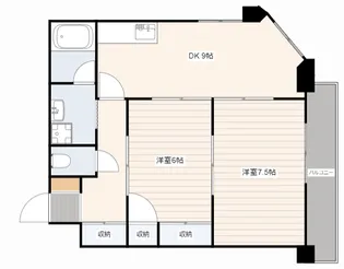 モリヤビル【202号室】の間取り