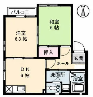 K.ガーデンの間取り