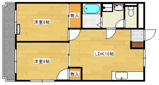 岡野ビル2【304号室】の間取り