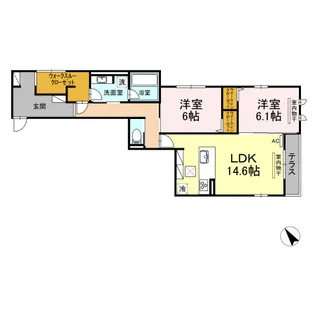 ベルミーの間取り