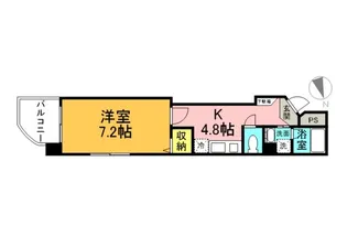 Sunsquare堺町【7階】の間取り