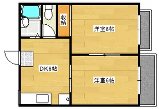 コーポ山根の間取り