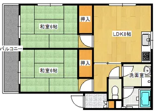 第二高橋ビル【201号室】の間取り