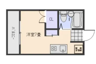アンシャンテ住吉【4階】の間取り