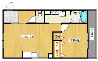 山田ビル【4階】の間取り