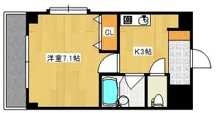 コンフォート天満川【2階】の間取り