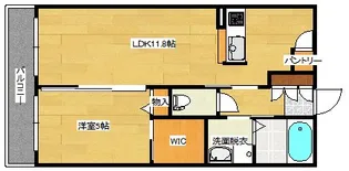 LaFonte【3階】の間取り