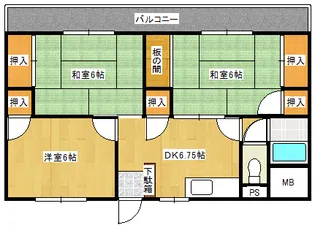 小島古江ビル【3階】の間取り
