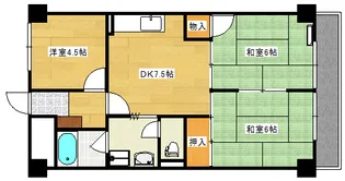 リラティブ古江【3階】の間取り