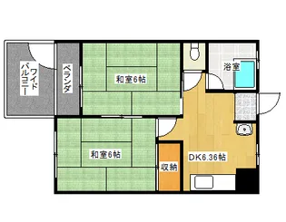 細川ビル【2階】の間取り
