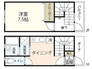 スパシーバ江波南の間取り