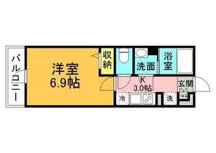 LaSoireeUjina【2階】の間取り