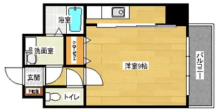 BONDBLD.4【9階】の間取り