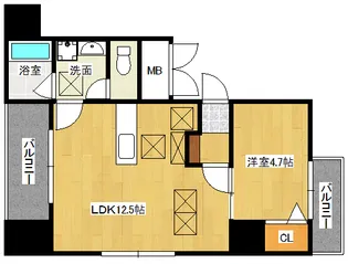 ソル高松の間取り