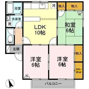 ファミールHIROB棟の間取り