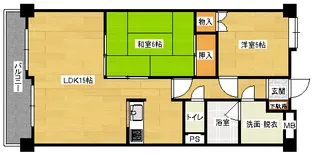 エルサンク浜岡【3階】の間取り