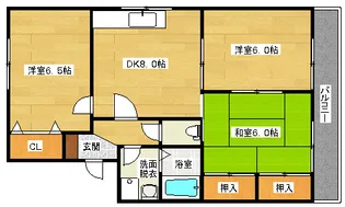 セジュール相田B棟【202号室】の間取り