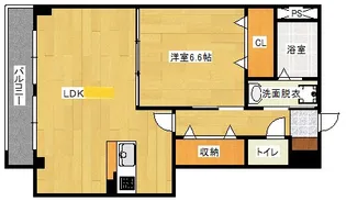 フォブール寺川【3階】の間取り