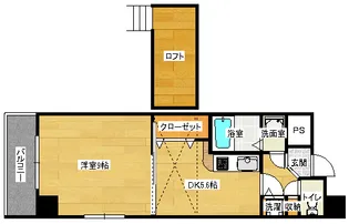 グラビスコート紙屋町【10階】の間取り