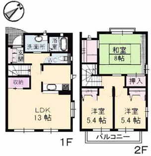 グランバリエ己斐B棟の間取り