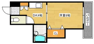 タウン己斐西の間取り
