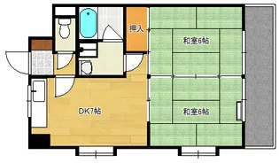 ジョイパレス南観音の間取り