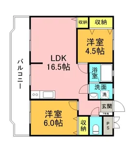 SYコートマンションの間取り