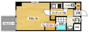 グラビスコート広島駅前通り【4階】の間取り