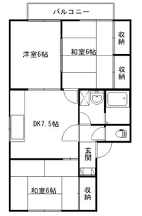 ハビテーション2【2階】の間取り