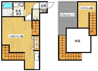 Maisonetic東雲の間取り