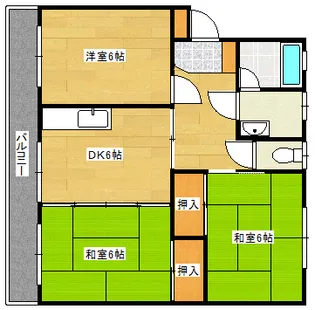 サンハイツ井東の間取り