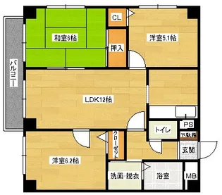 関本祇園ビルの間取り