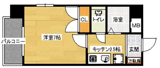 THEKAMINOBORI【3階】の間取り