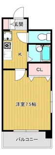 ソシア舟入【2階】の間取り
