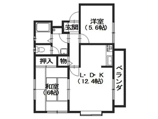 ウインディア西山本の間取り