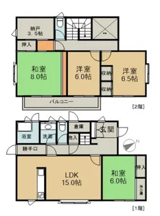 広島県広島市西区古江東町【一戸建】の間取り