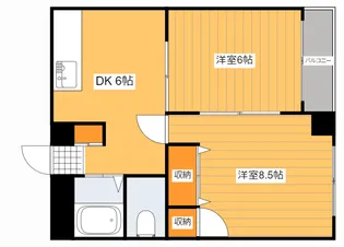 パームコーブ舟入の間取り