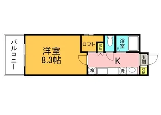 ポラリス御幸【304号室】の間取り