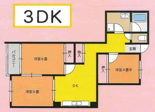 大倉ビル【302号室】の間取り