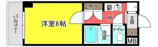 メゾン岩滝【606号室】の間取り