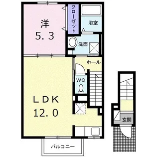 ニューサンライフ【2階】の間取り