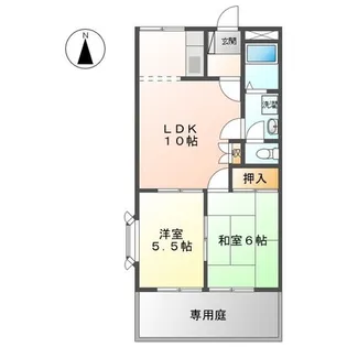ロイヤルタムラバラ館【1階】の間取り