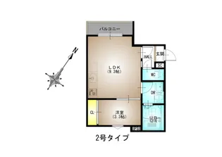 GRANDTIC江波西の間取り