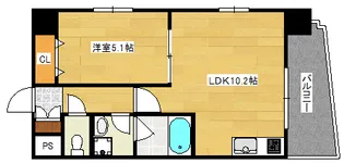 ONESCASTLE【8階】の間取り