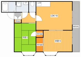 セピア大町【3階】の間取り